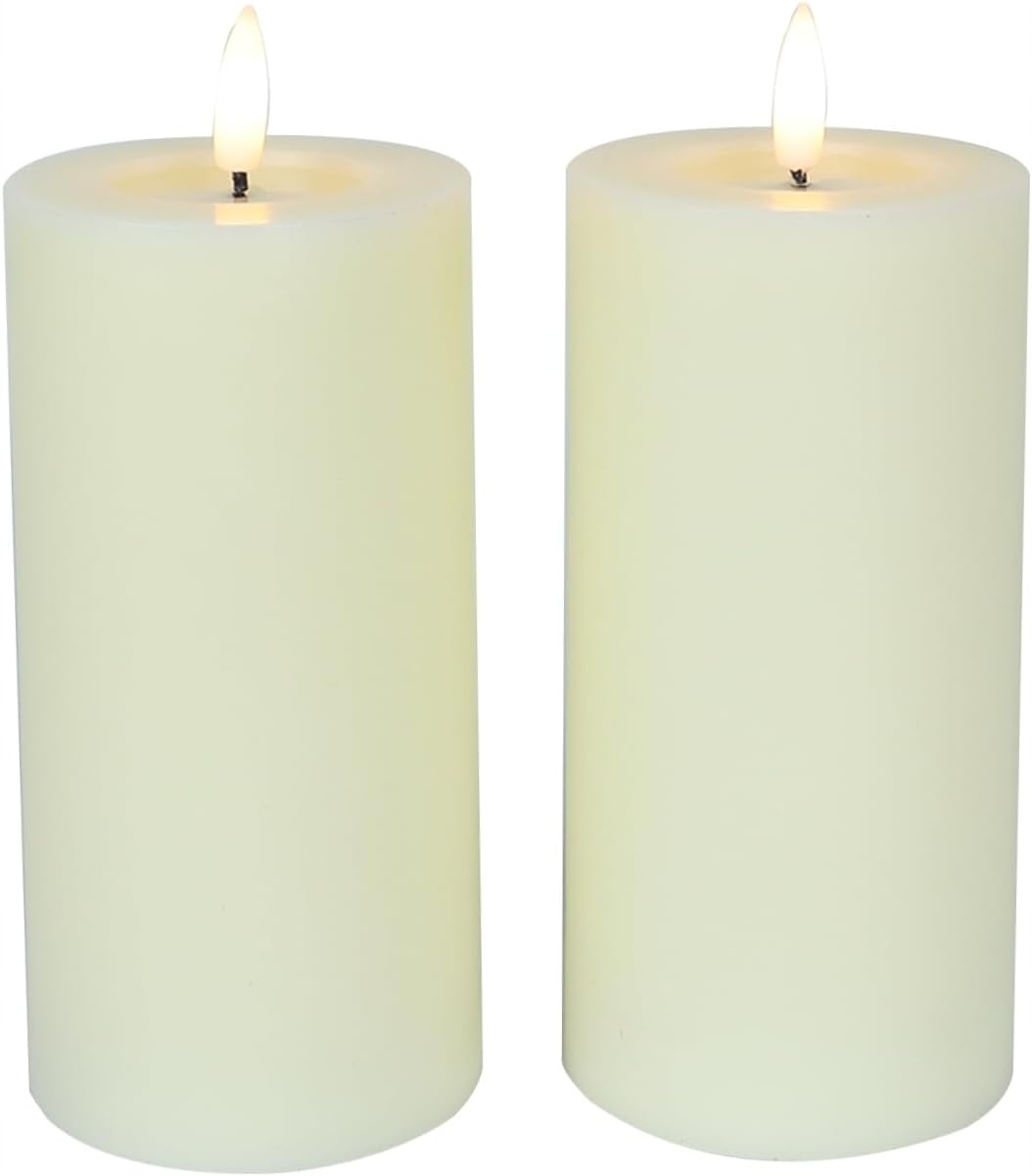 Set Led Svíček bezplamenné dálkové ovládání realistický časovač plamen 2 svíčky