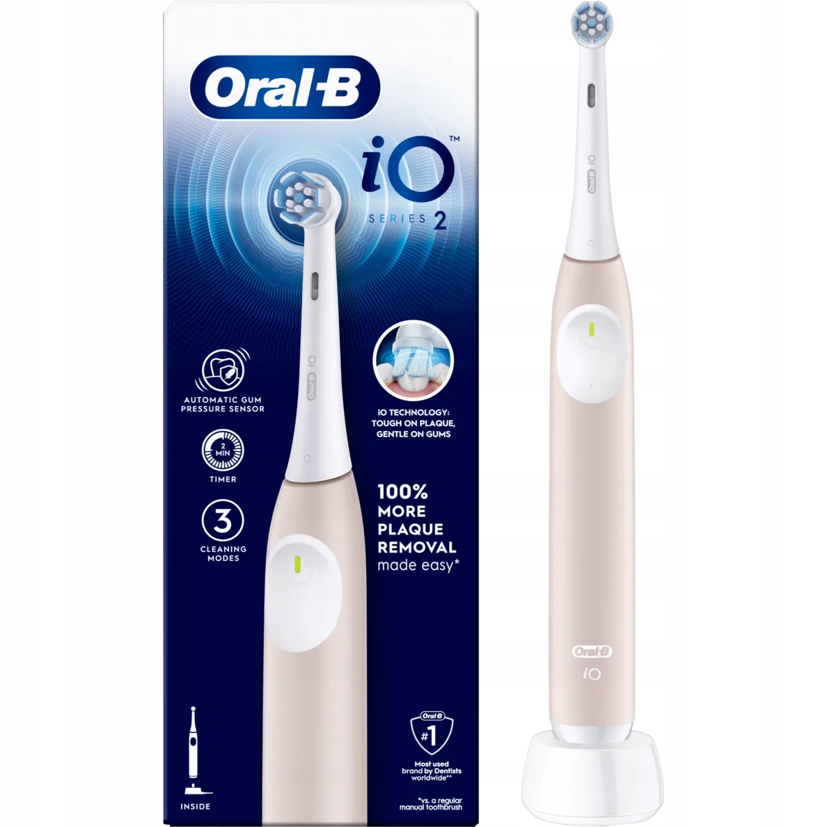 Szczoteczka Elektryczna Magnetyczna Do Zębów Oral-b Io Series 2 Calm Pink
