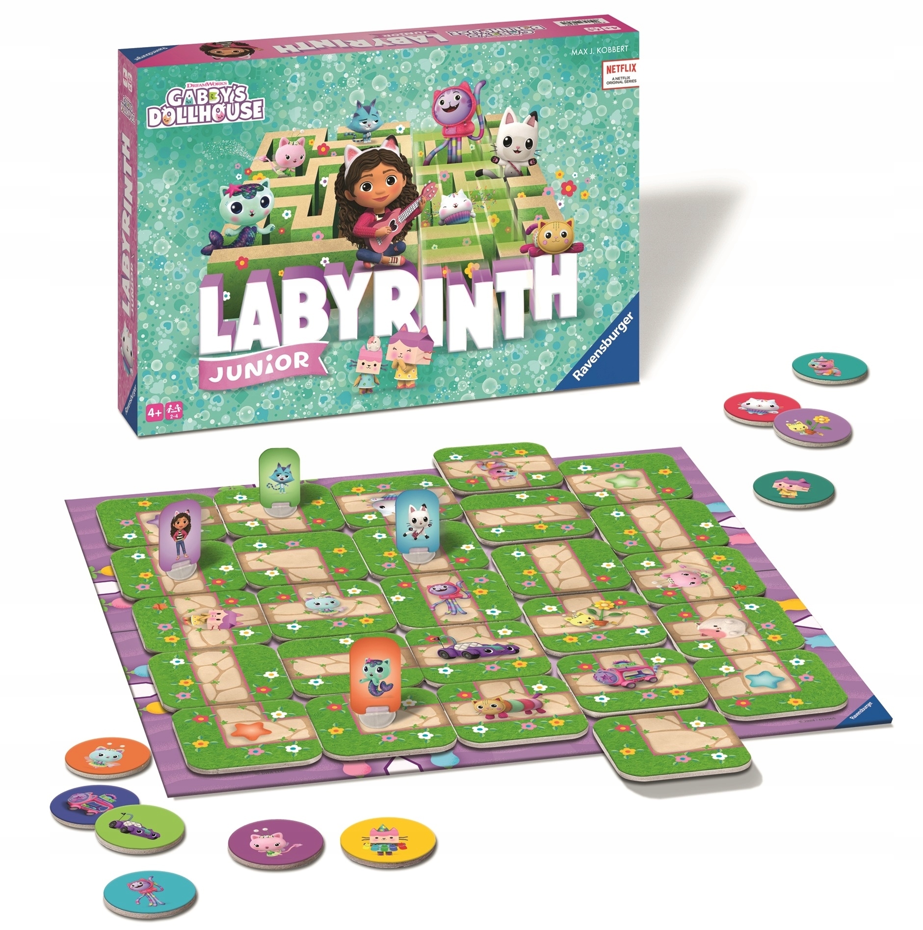 Gry Planszowe Planszówka Familijna Rodzinna Gra Labyrinth Junior Koci Domek