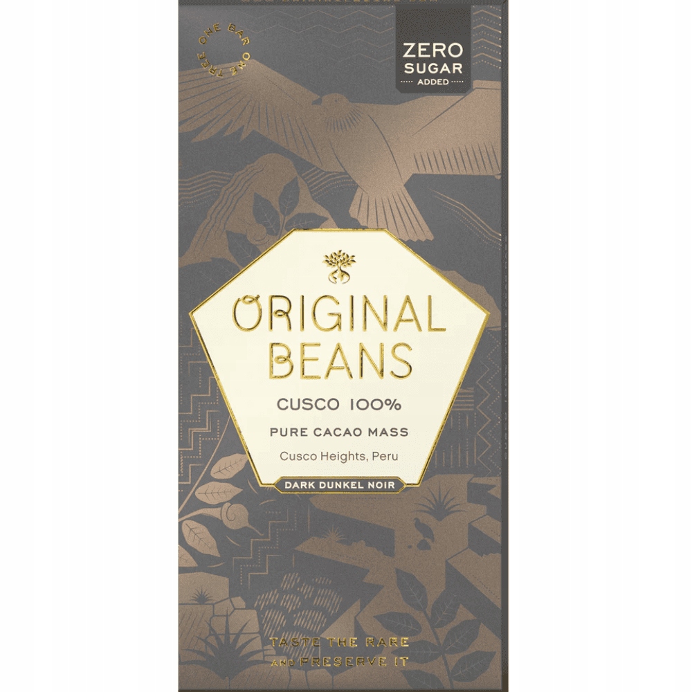 Levně 2x Original Beans kakaová hmota Cusco 100% 70 g