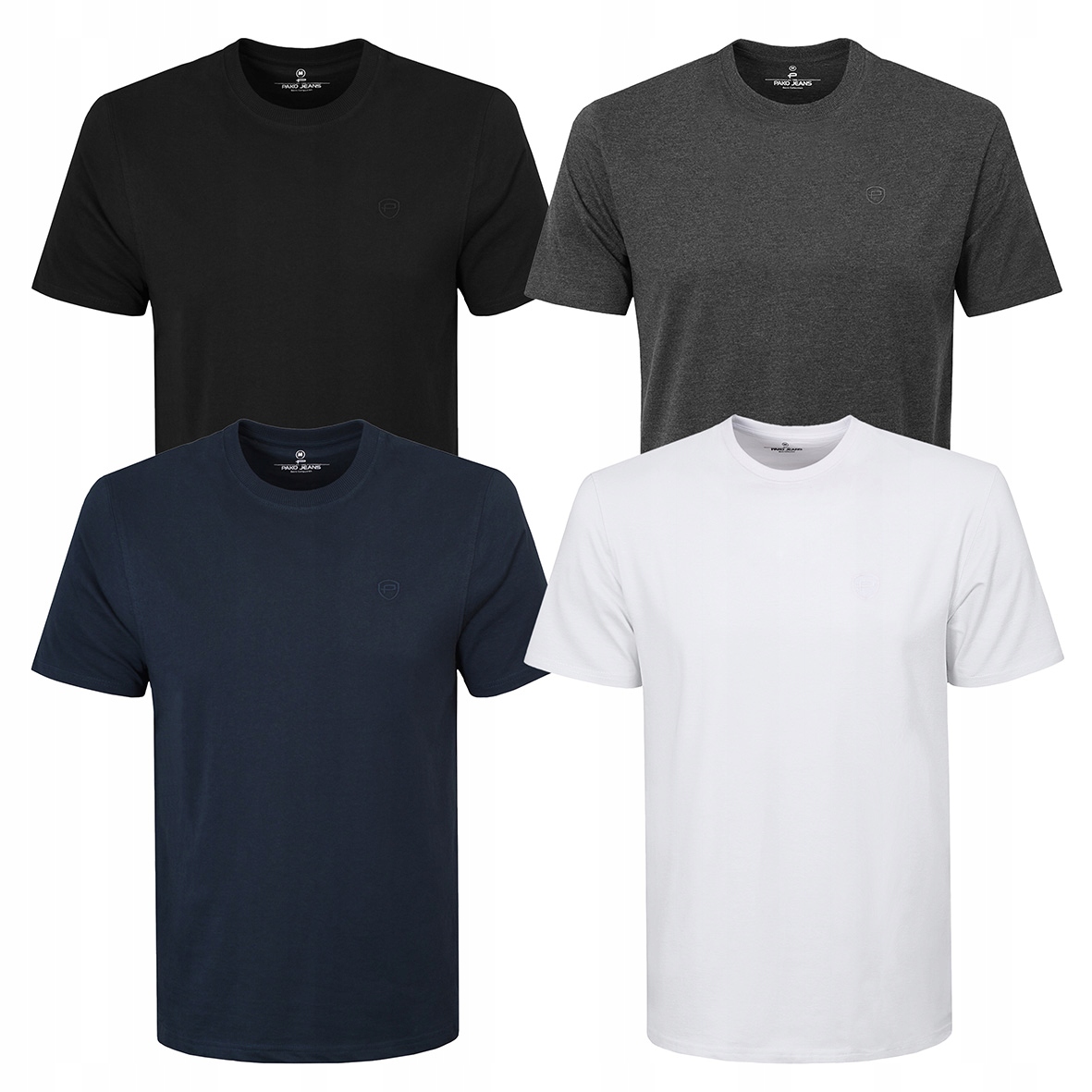 Sada T-shirt tričko pánské Top bavlněné Komplet 4-PAK 2XL Pako Jeans