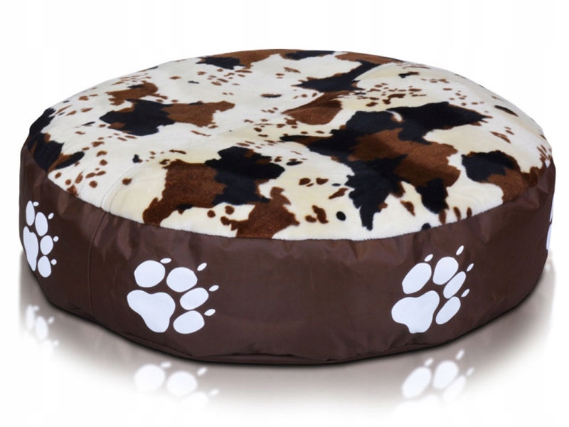 Levně 70 cm Okrouhlá Poduška Pro Psa Pelíšek S Náplastmi