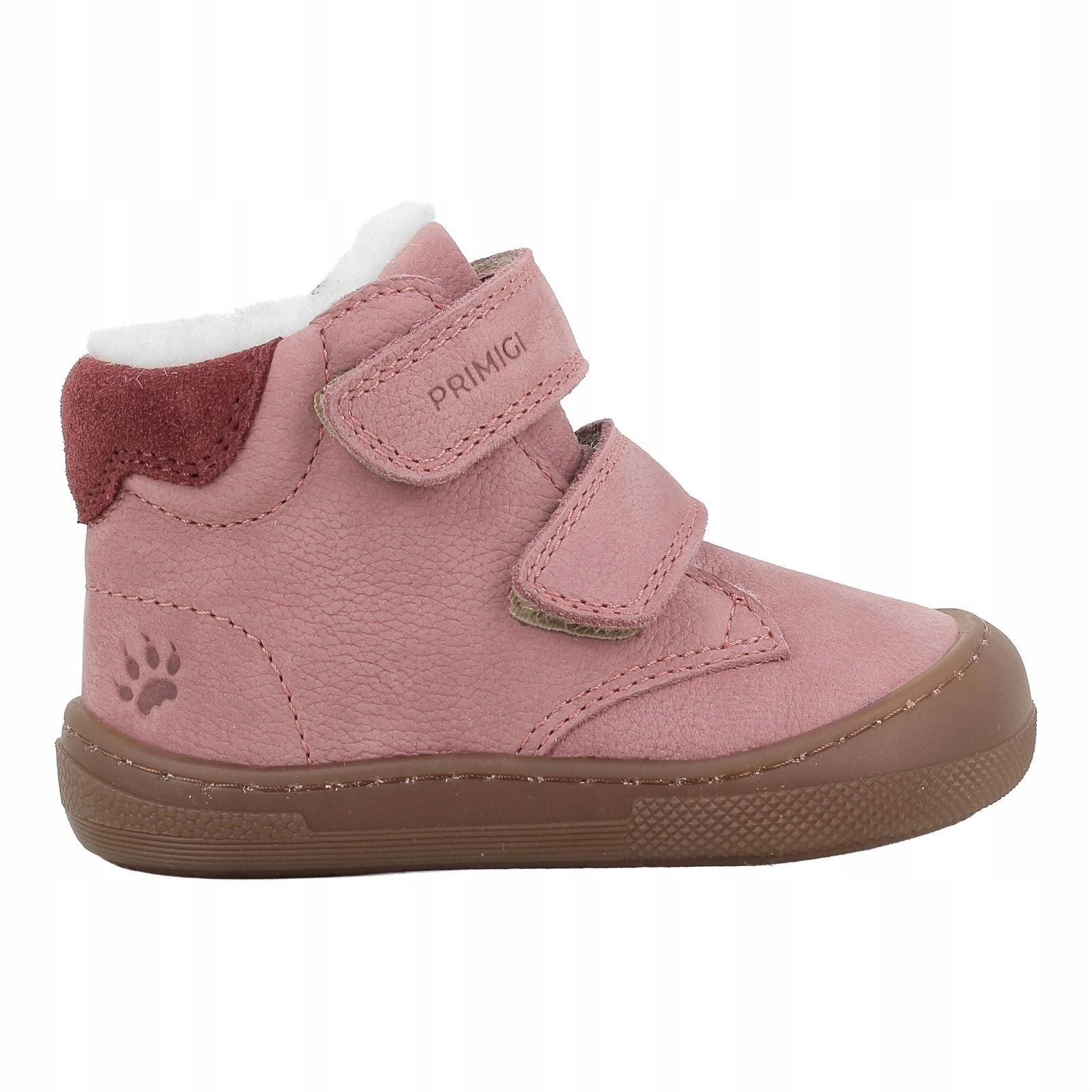 Buty barefoot zimowe skórzane dziecięce Primigi Bumper Leone Rosa Antico 23