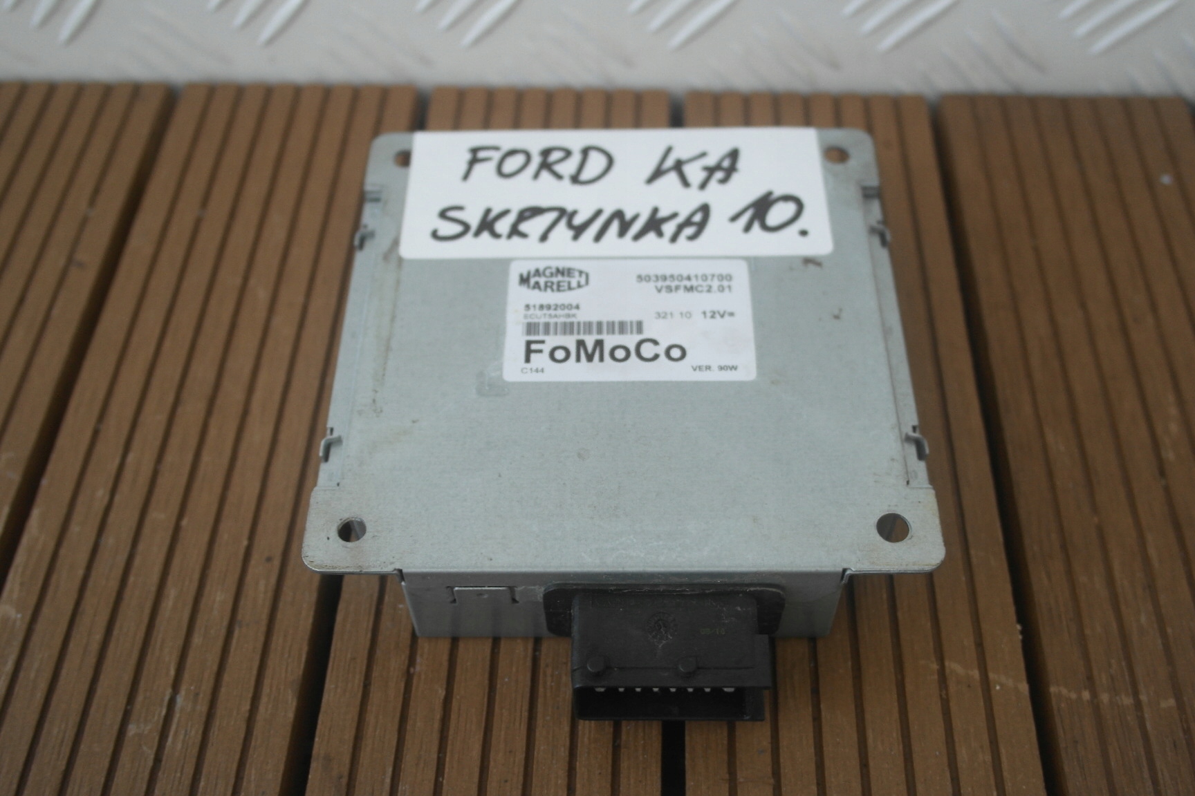 FORD KA II MK2 08-16 1.2 8V module control unit ECU 51892004 503950410700