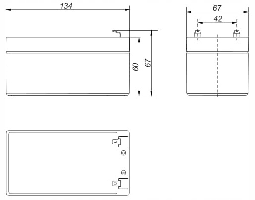 AKUMULATOR BATERIA AGM VRLA TC 3,6Ah 12V TC3,6-12 AUTKO ZABAWKI POJAZDY Kod producenta TC 3,6-12