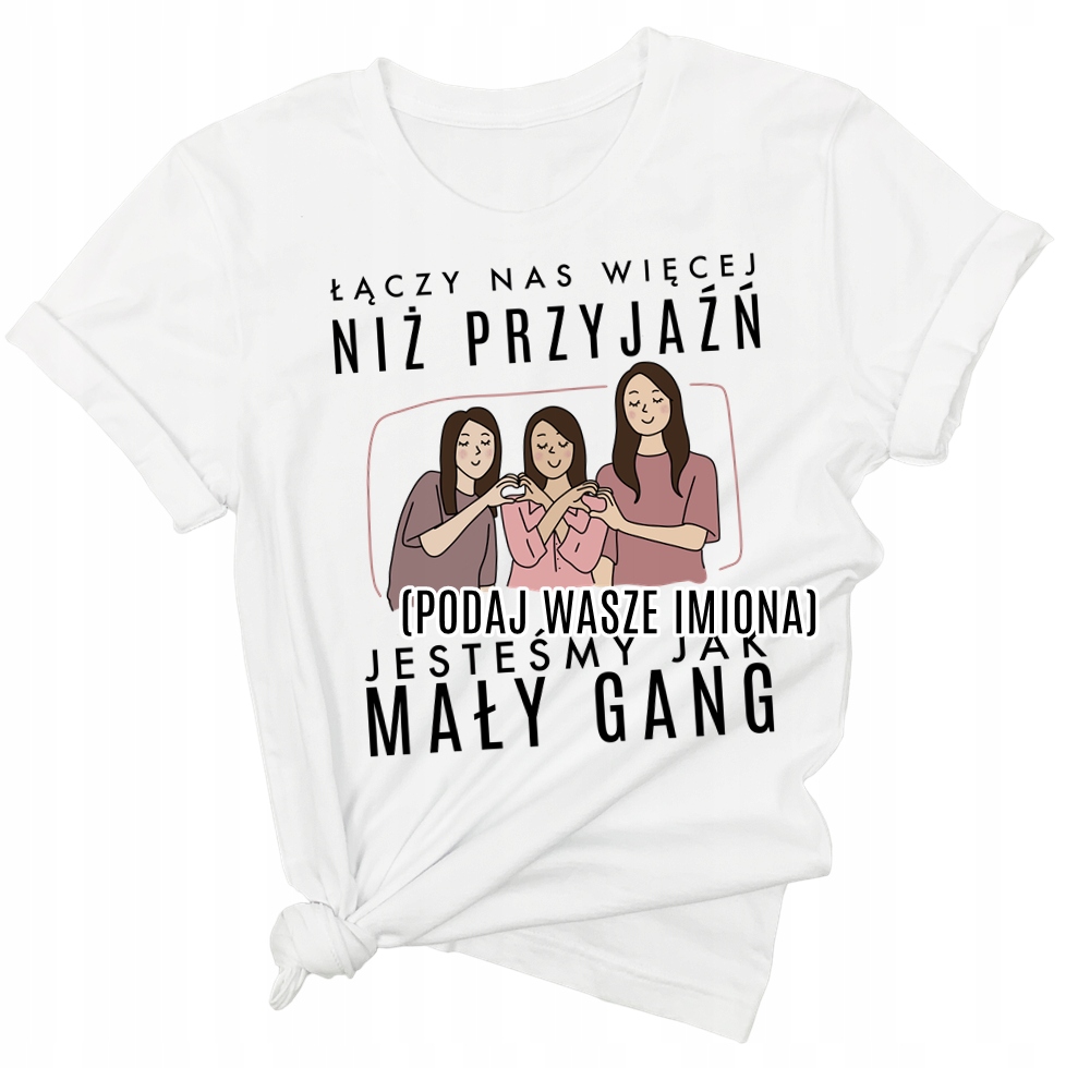 

Koszulka przyjaciółki Bff imiona XXL/3XL