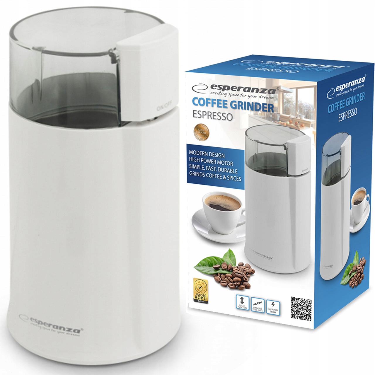 

Młynek Do Mielenia Kawy Elektryczny 50G 160W