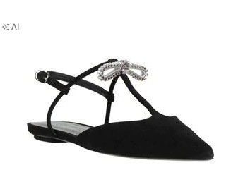 Tully Crystal T-strap ploché boty