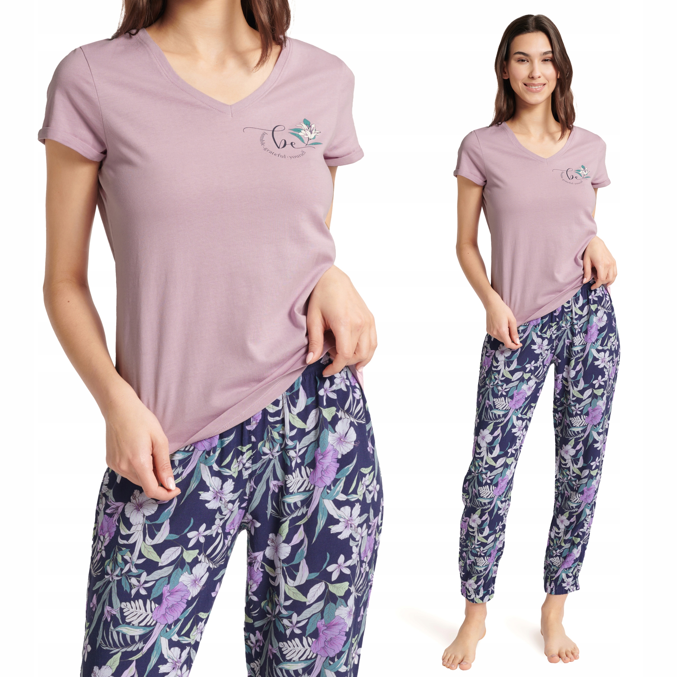 

Piżama damska Bawełniana krótki rękaw Henderson M