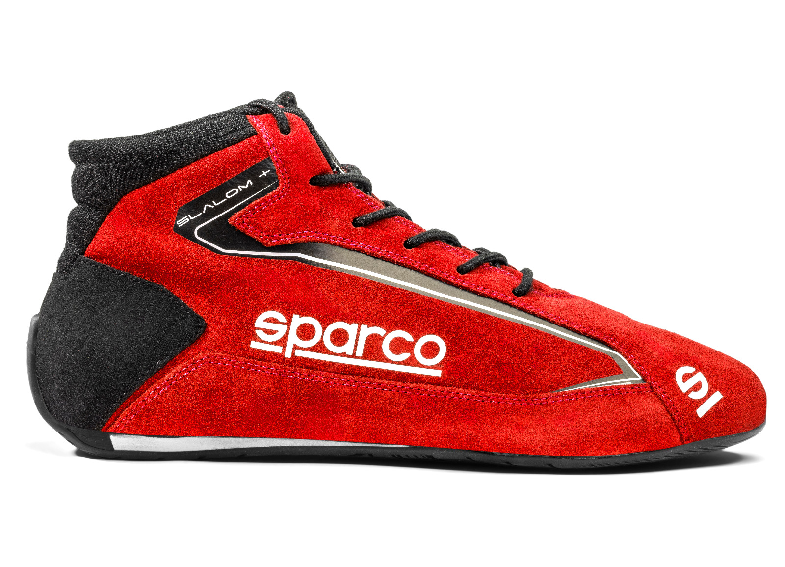 Pretekárske topánky Sparco Slalom+, s homologáciou Fia, farba červená, veľkosť 44