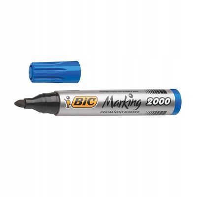 MARKER NIEBIESKI BIC MARKER OKRĄGŁY NIEBIESKI Kolor niebieski