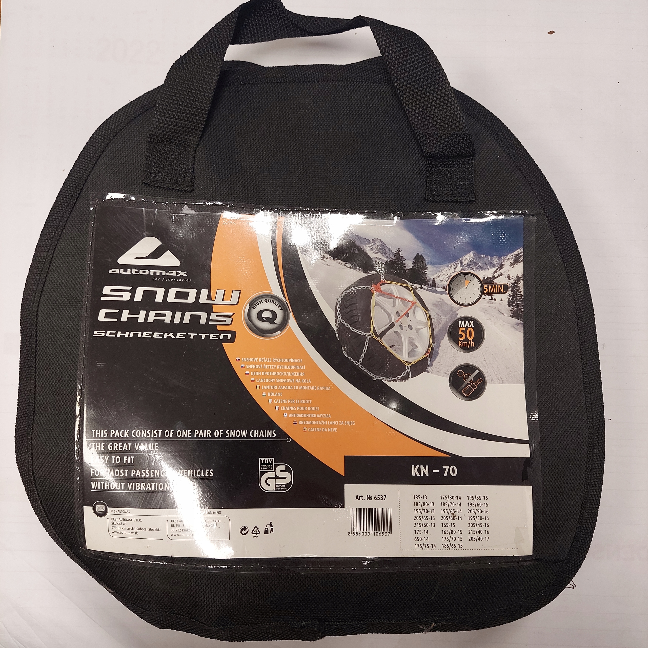 ŁAŃCUCHY ŚNIEGOWE 13" 14" 15" 16" 17"