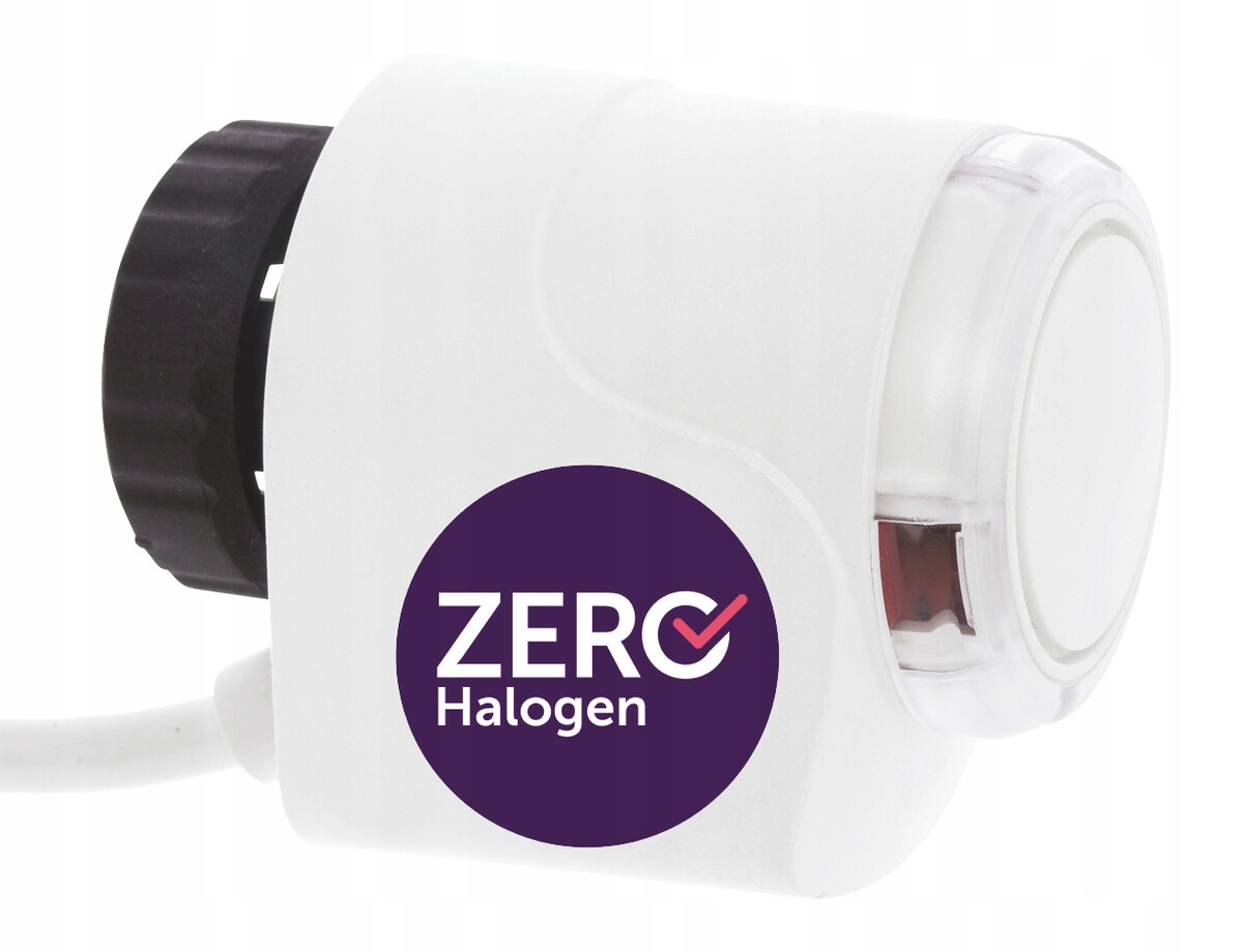 Elektrotermický pohon Emo T 230V Nc – pro regulaci zapnutí/vypnutí nebo Pwm, kabe