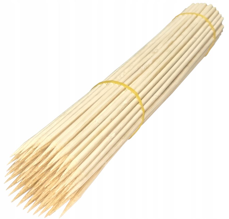 Tyčinky Ostré 50CM 5mm Pro Kudrnaté Brambory 500 Kusů Tvrdé Atestované
