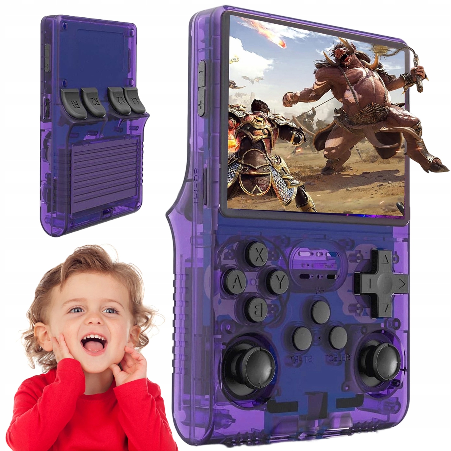 Przenośna Konsola Do Gier Retro R40S Pro: Ponad 30 000 Gier System Linux