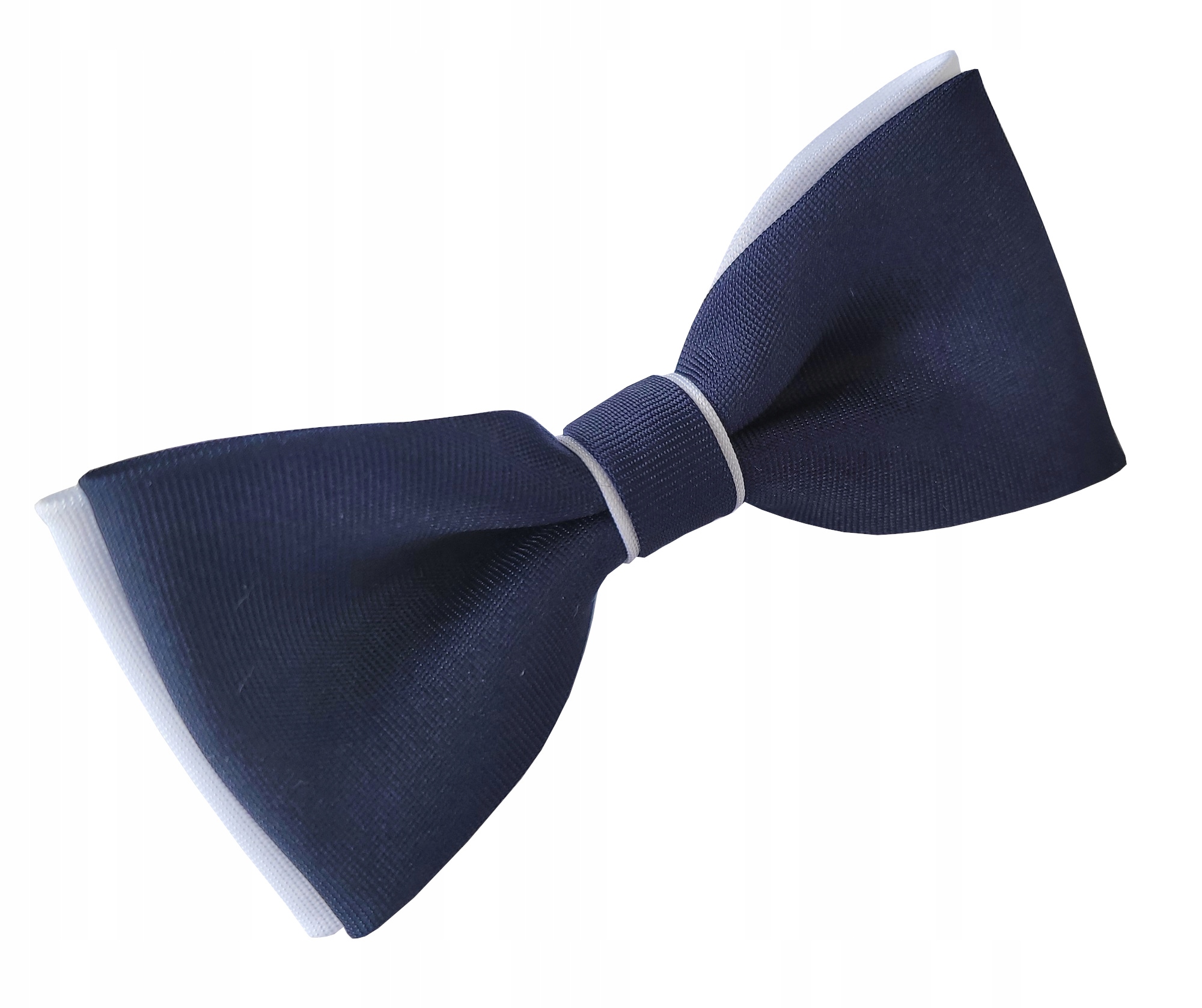 Mucha muszka chłopięca do komunii granatowa biała Marka bez marki