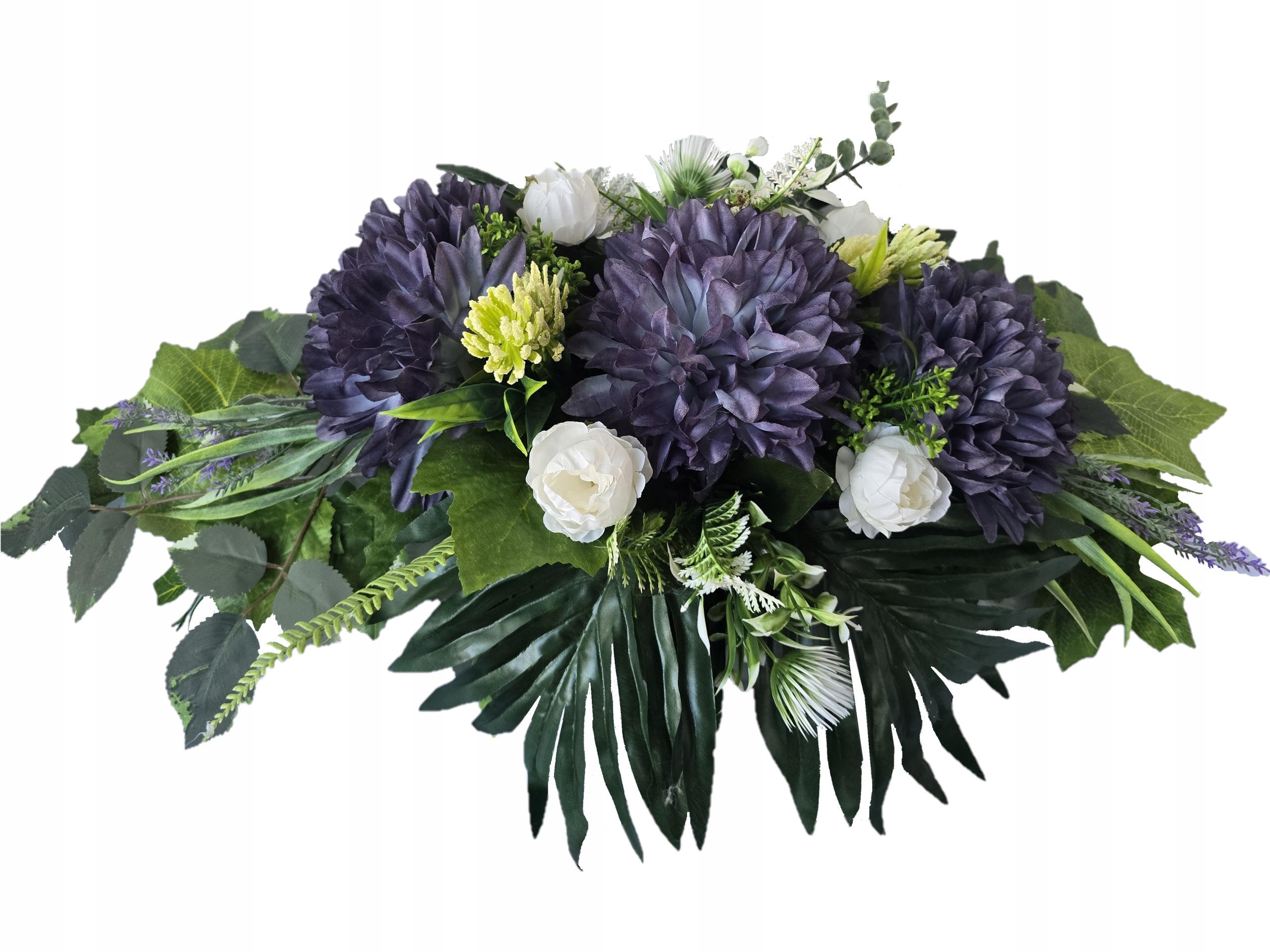 Dekorace Kytice Květin Hrob Hřbitov Všech Svatých Chryzantéma 70cm