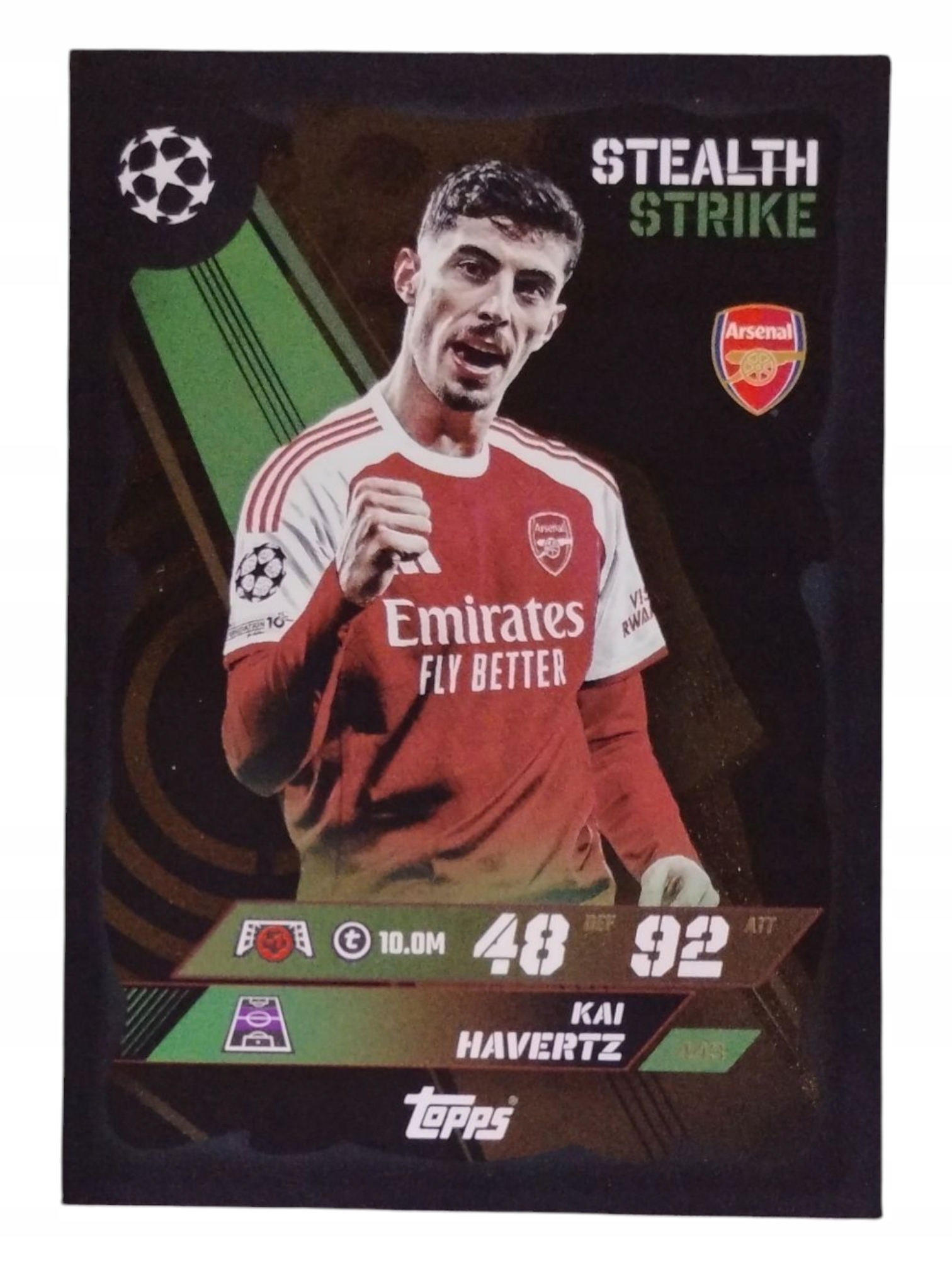 Topps Match Attax 2025-2026 Stealth Strike Kai Havertz Arsenal 443