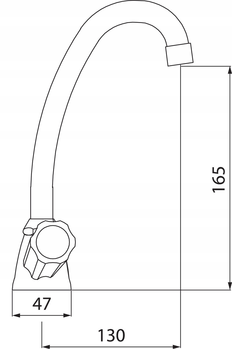Bateria umywalkowa Standard stojąca, chrom Marka Ferro