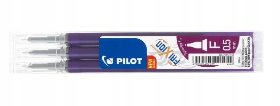 

Wkłady Pilot Frixion Ścieralne 0,5 Filoetowe 3szt