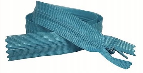 Zamek błyskawiczny kryty stały laguna 1 25 cm