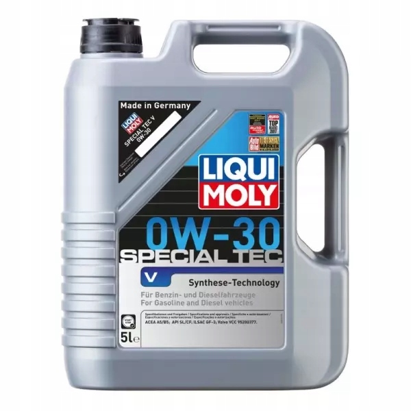 LIQUI MOLY SPECIAL TEC V 0W30 A5/B5 VOLVO 9L Kod producenta 2852