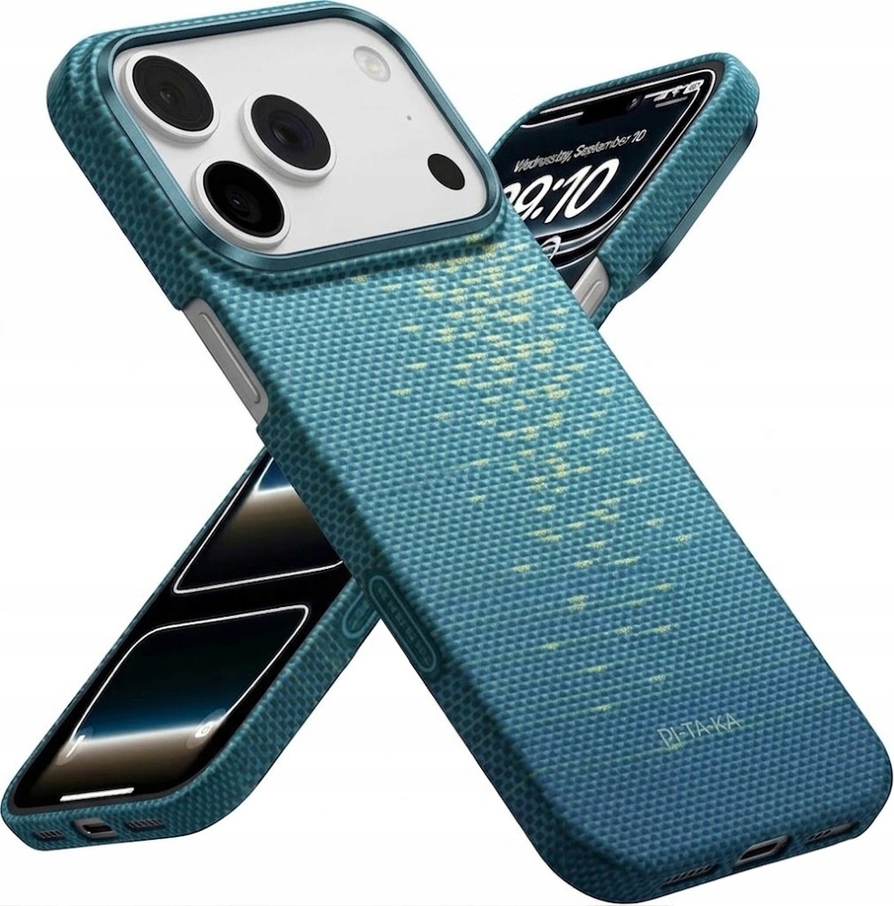 Puzdro na iPhone 17 Pro Pitaka Aramid Fiber Ultra Slim Case pre MagSafe Kryt