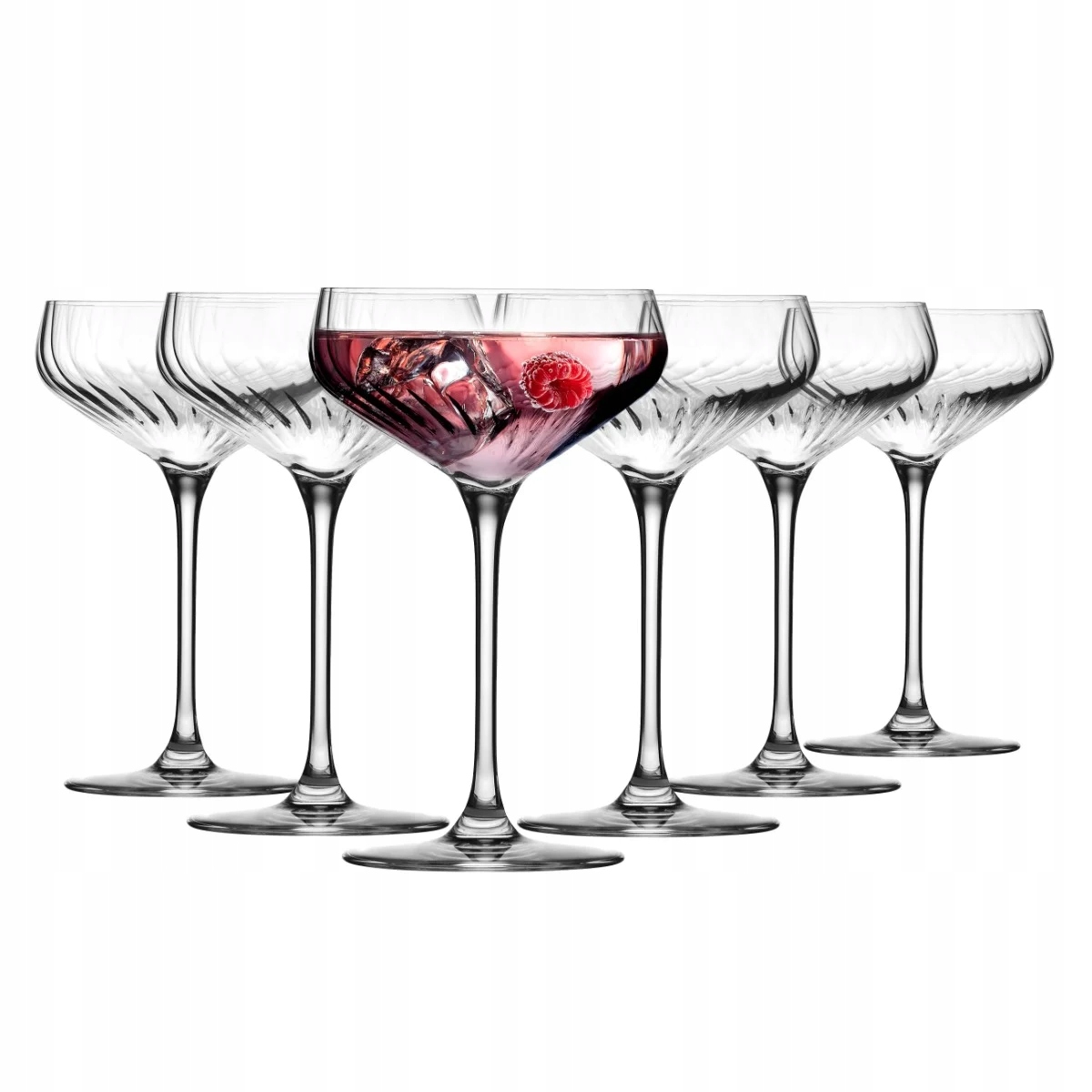 Skleničky na koktejly Krosno Avant-Garde Lumi pro nápoje dezertů a pěny 6 Ks