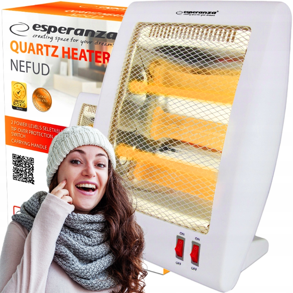 

Grzejnik elektryczny kwarcowy 400W/800W farelka