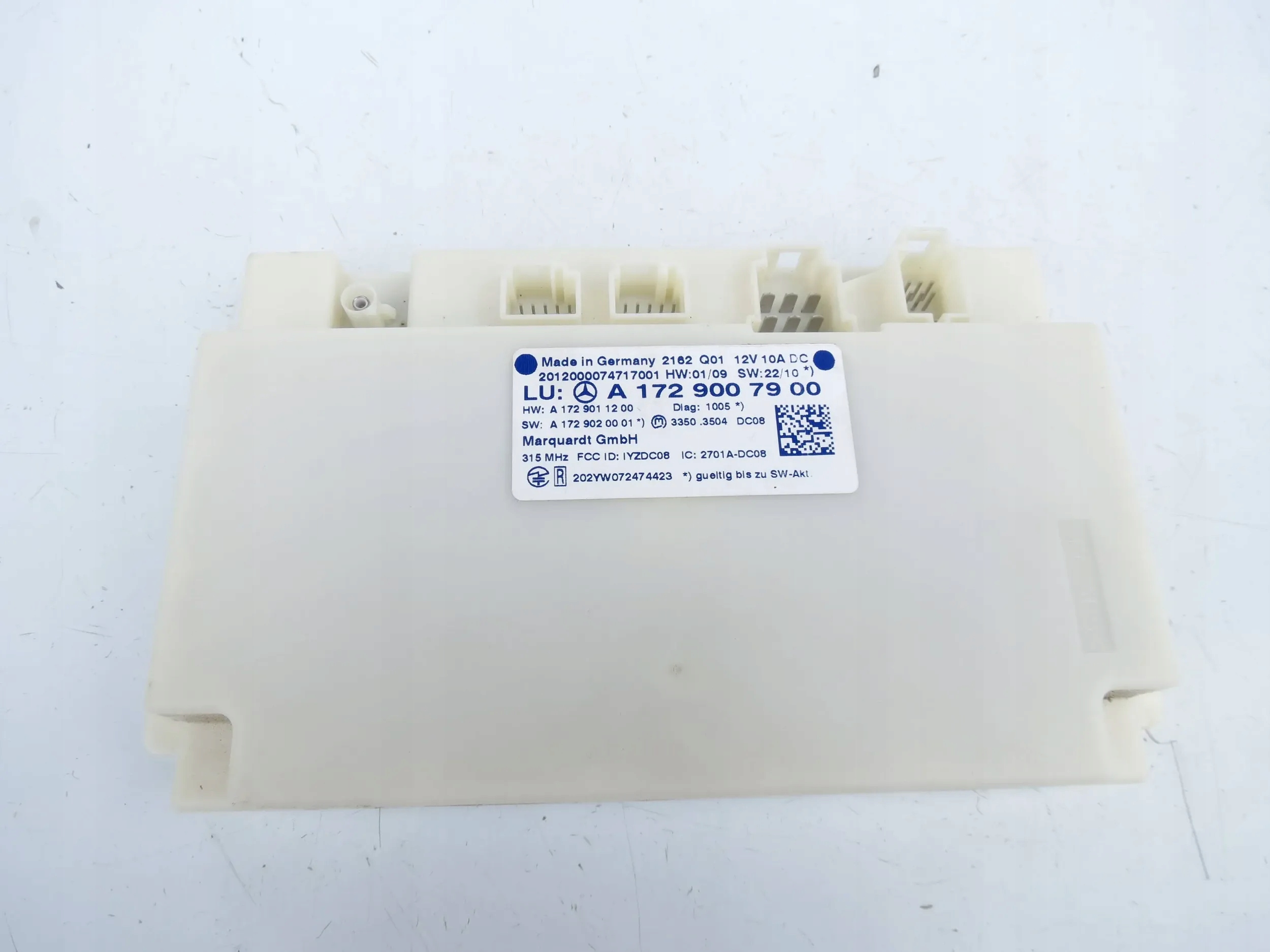 module control unit KEYLESS A1729007900 MERCEDES W218 W204 W212