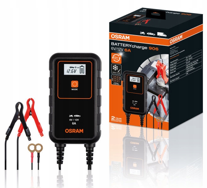Nabíječka Usměrňovač Osram 906 6V 12V 6A Limitovaná edice