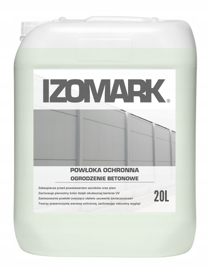 Izomark Ochranný Povlak Oplocení Betonový 20L