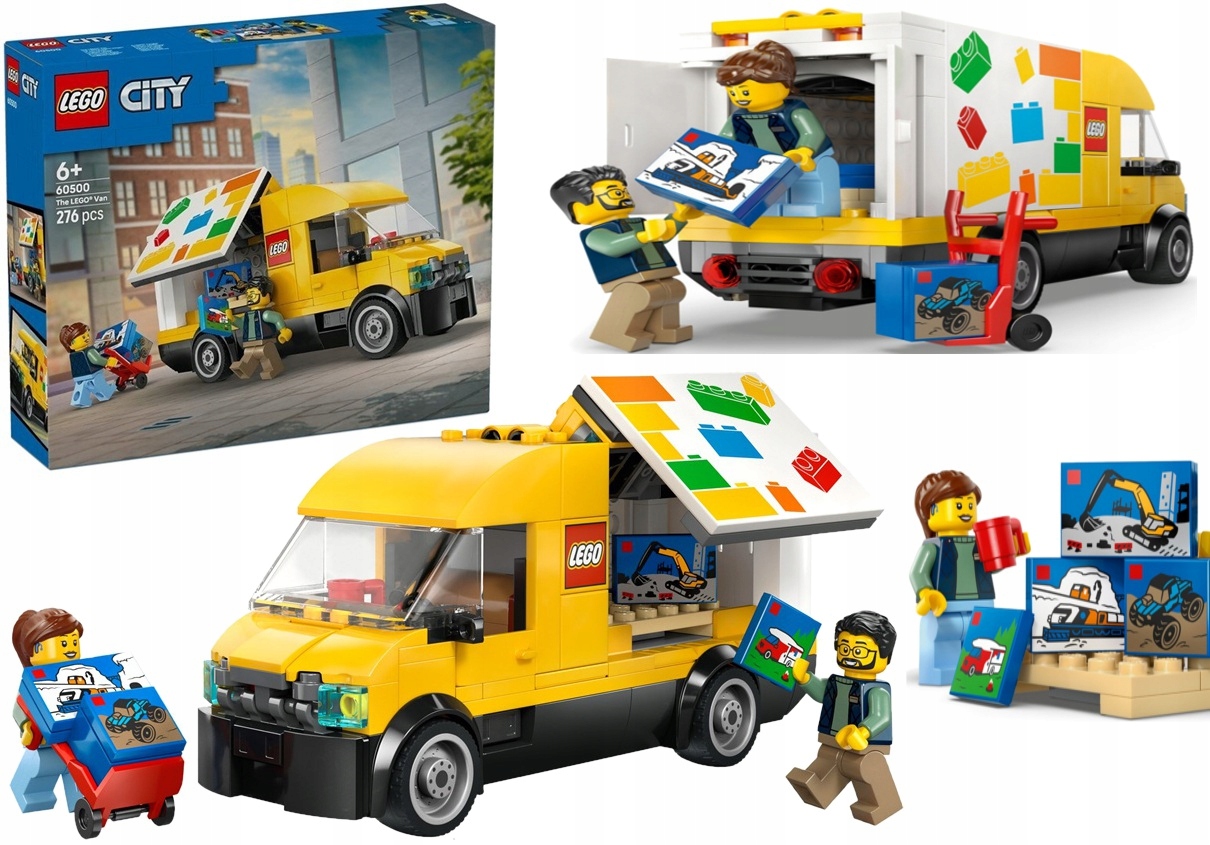 276 dílků stavebnice Lego City Furgonetka Lego 60500