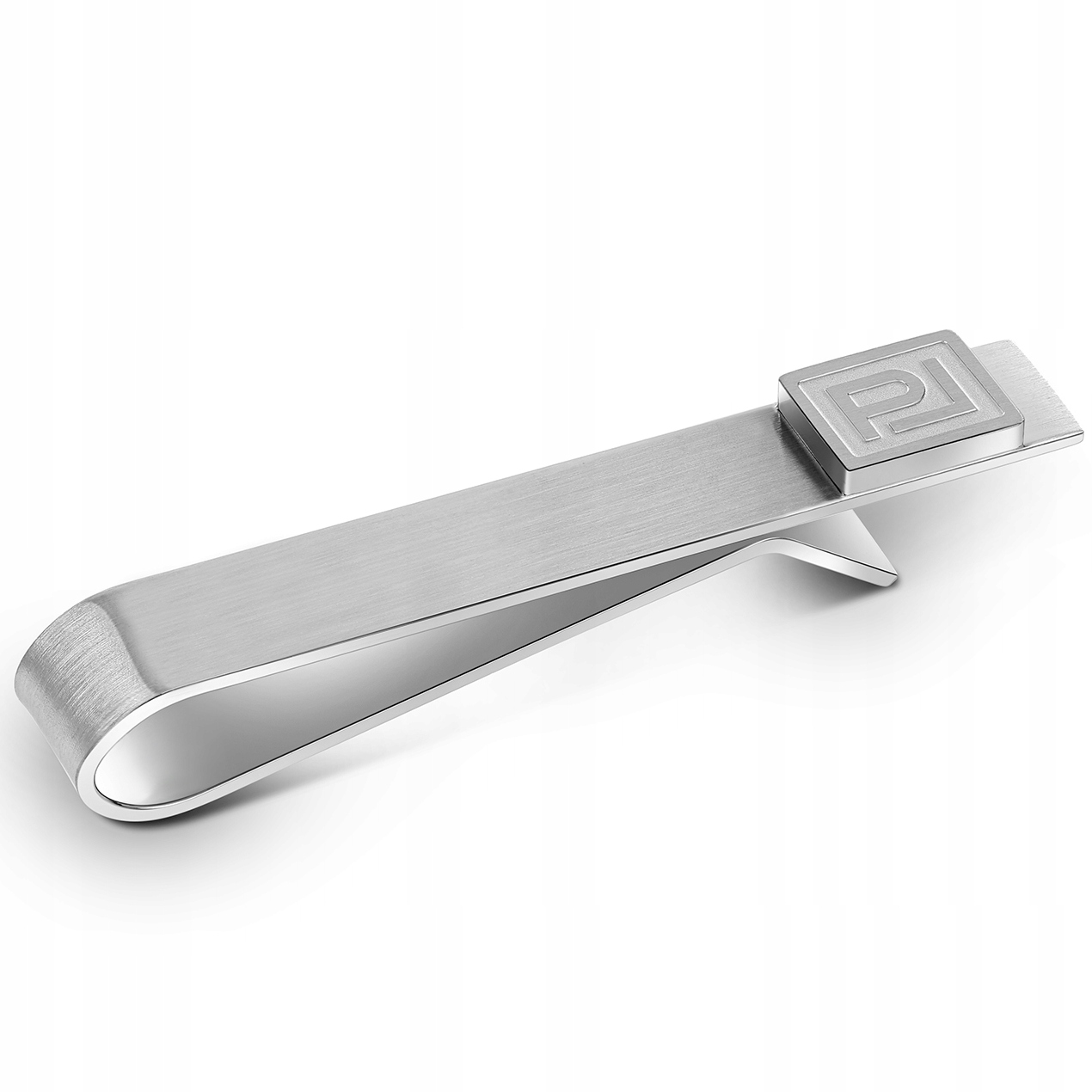 Stříbrná spona na kravatu s logem Pl Pako Lorente One Size