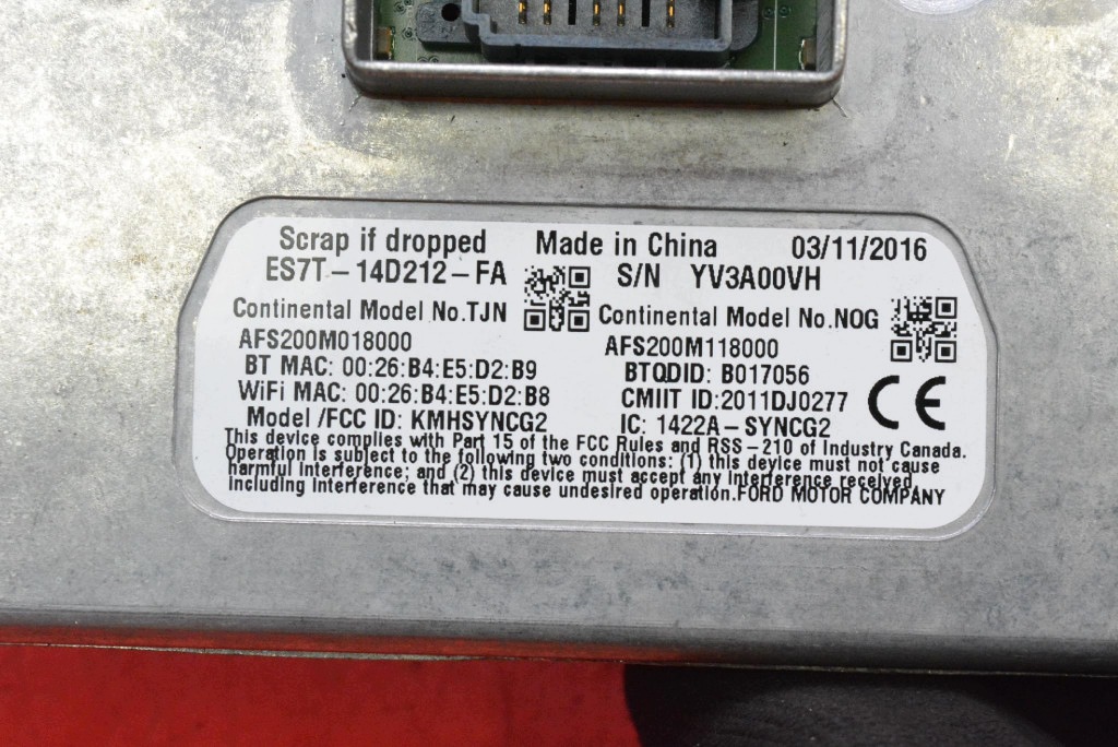 control unit module navigation devices ES7T-14D212-FA DS7T-14F239-CJ FORD MONDEO MK5 14