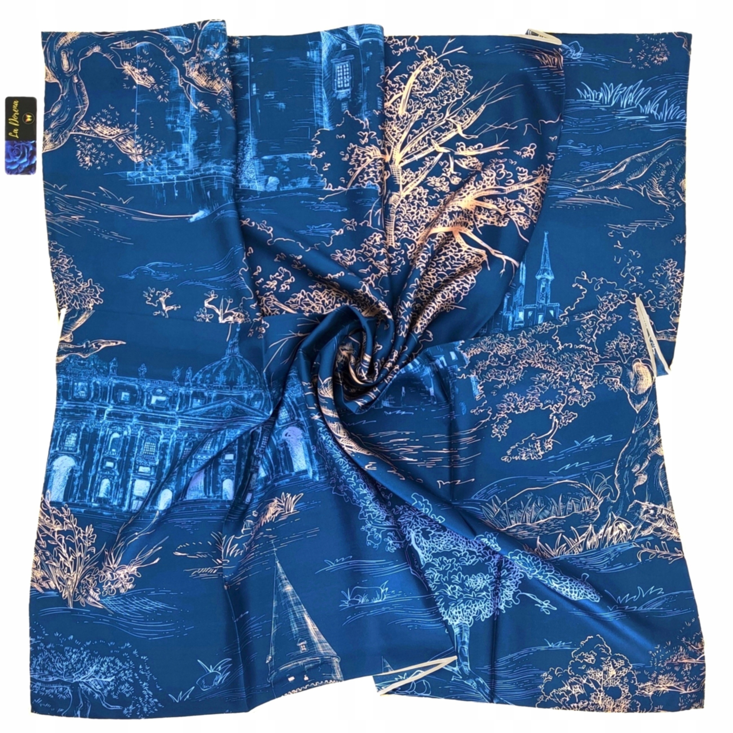 Hedvábný Šátek 100% Přírodní Morušový Hedvábí, Prémiová Kvalita+