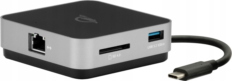 Dokovací stanice Owc Travel Dock E 6-Port 100W – Space Gray (ethernet)