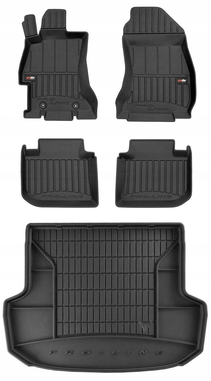 Set 3D gumové rohože pro Subaru Levorg Kombi 2015-2018