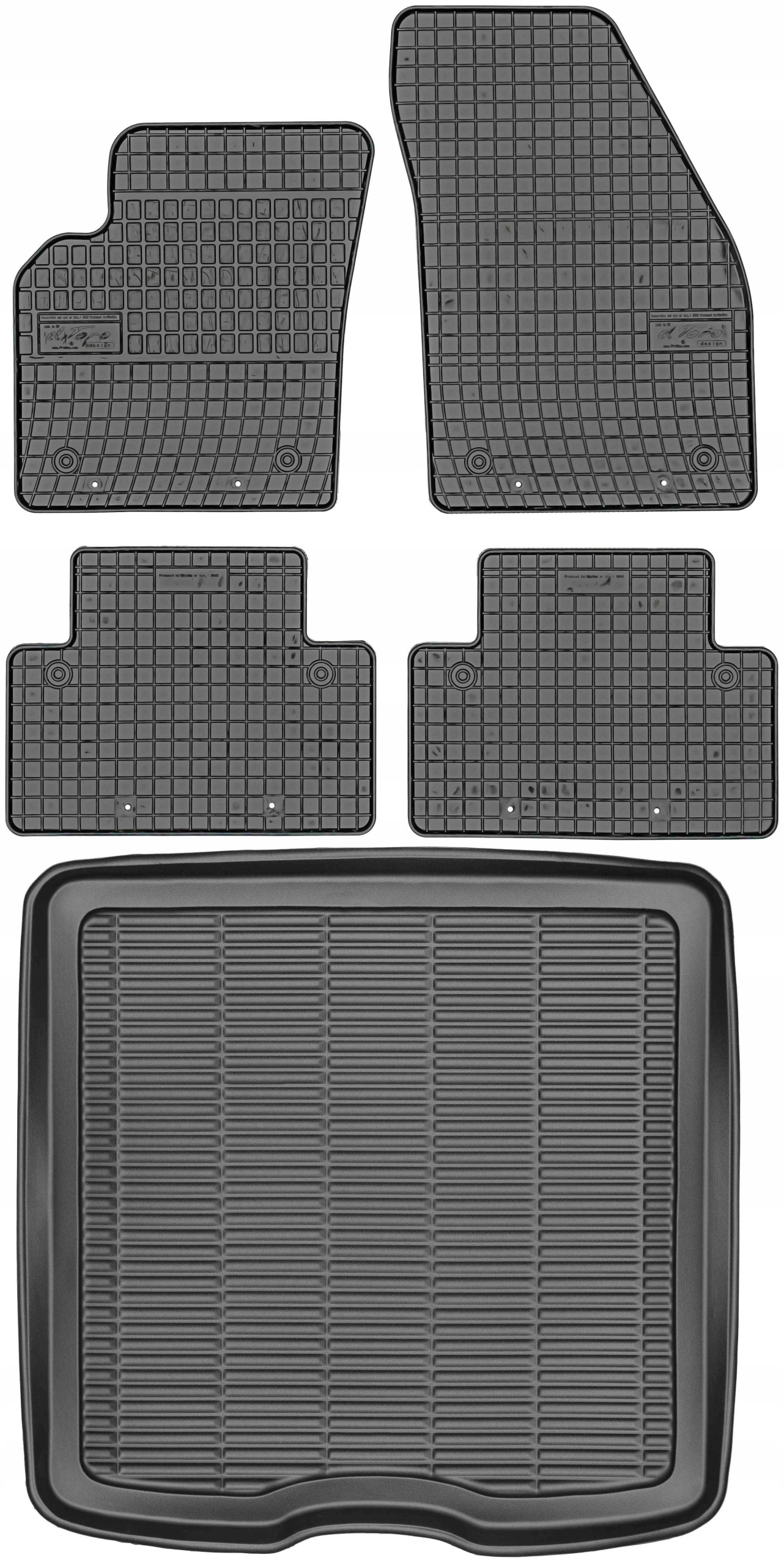Volvo V50 Kombi 2004-2012 Gumové stierače rohož batožinového priestoru