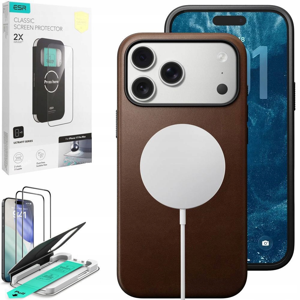 Pouzdro pouzdro Nomad MagSafe 2x Esr Sklo pro iPhone 17 Pro Max