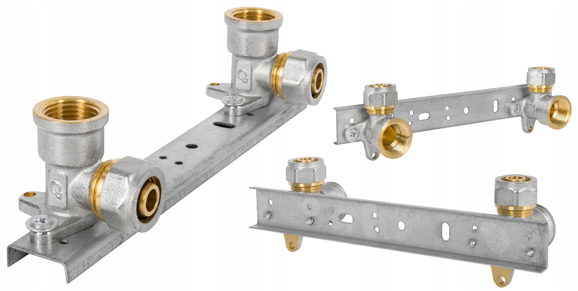 

Listwa Montażowa Pex 1/2x16x150 Skręcana Mosiężna