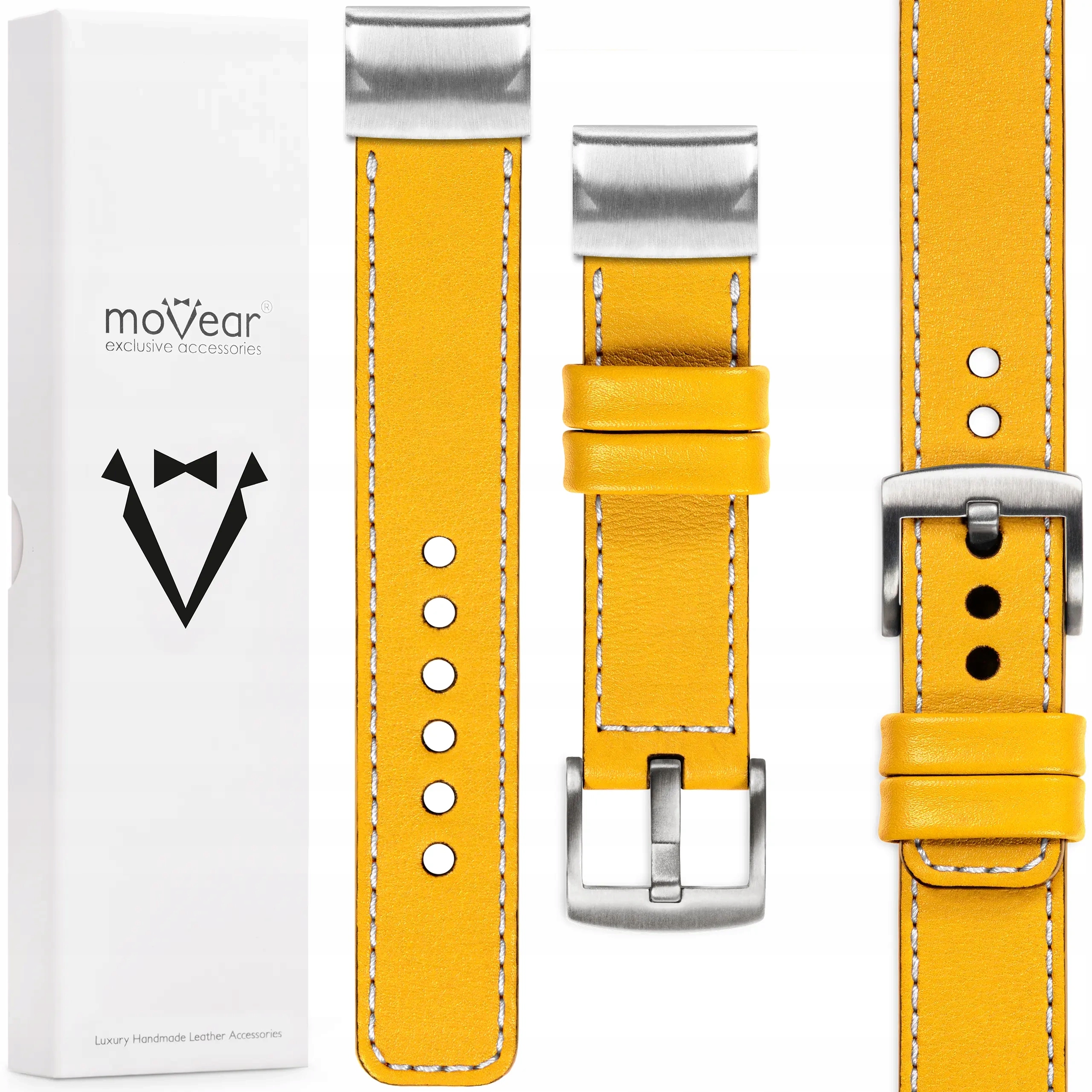 Pásek pro Garmin Fenix 8s 7s 6s 5s QuickFit 20 mm kožený Movear