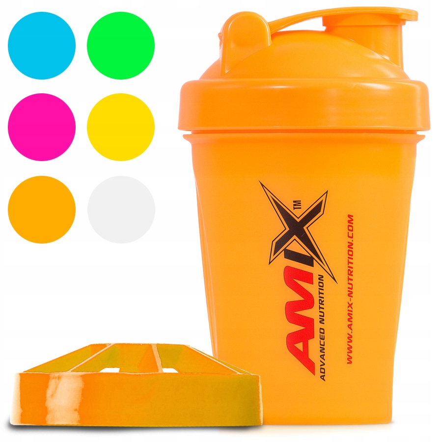 

Mini Shaker Amix 400ml Pomarańczowy
