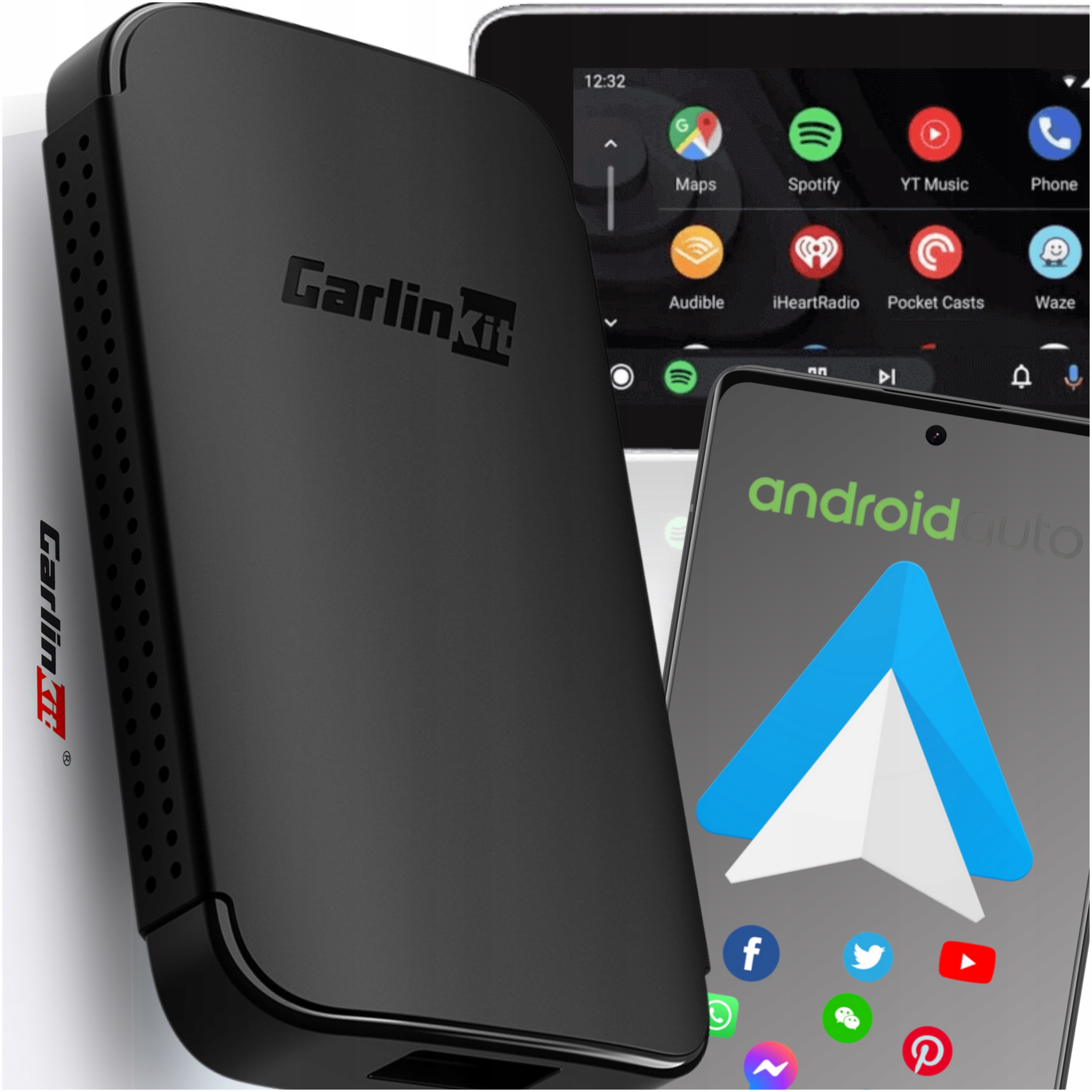 Bezdrátový adaptér do auta Carlinkit CPC200-A2A pro Android Auto