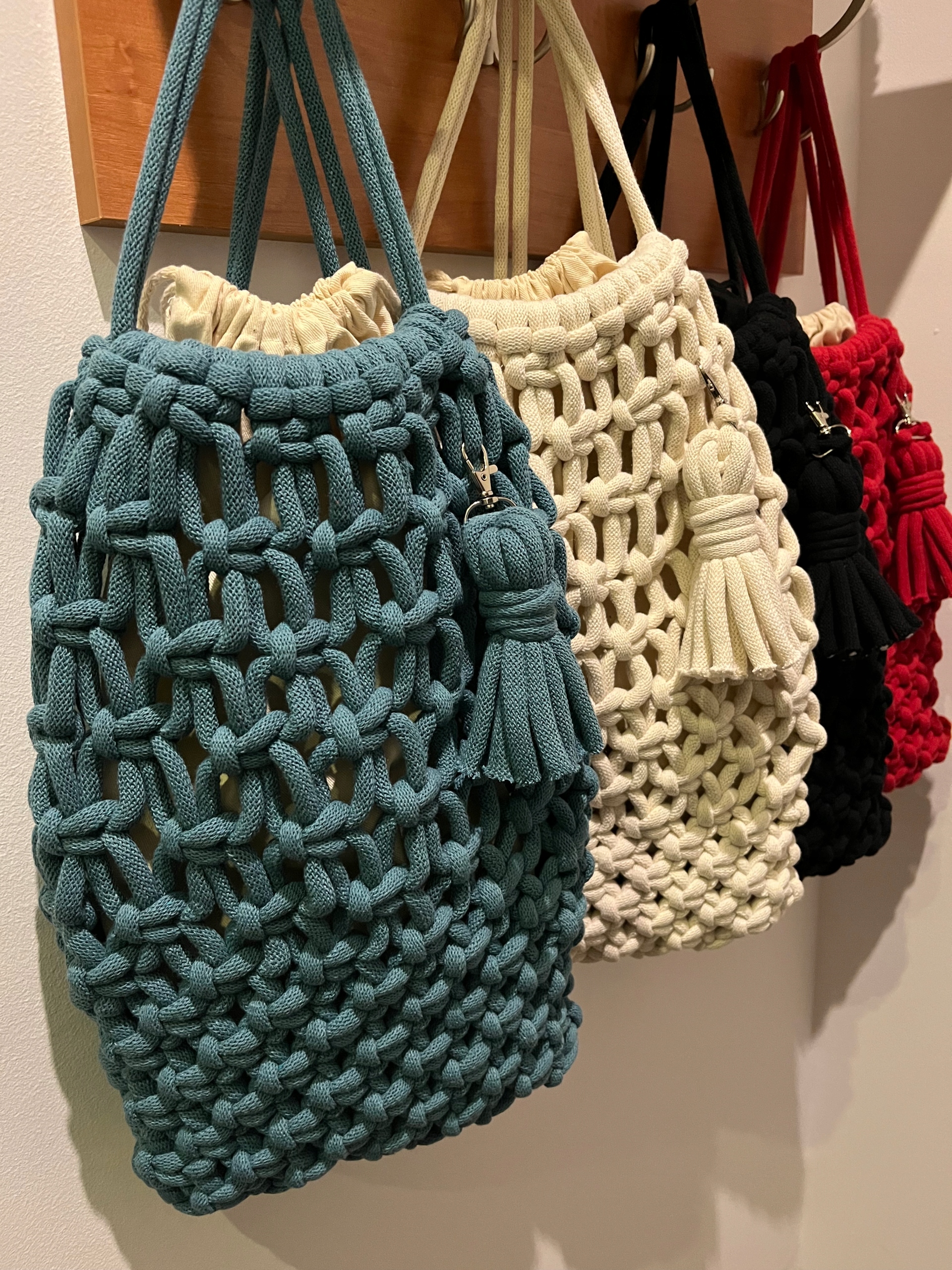 Batoh vak makramé velký