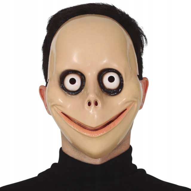 Maska LALKA MOMO straszna HALLOWEEN horror