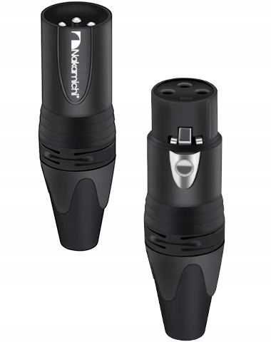 

Wtyk Xlr Męski Żeński Nakamichi Hq Ofc Silver 2szt