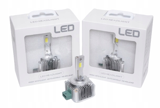 Žiarovky Xenon Led D3S D3R D8S Nové 2 ks Brak Chyba Silná 6000K