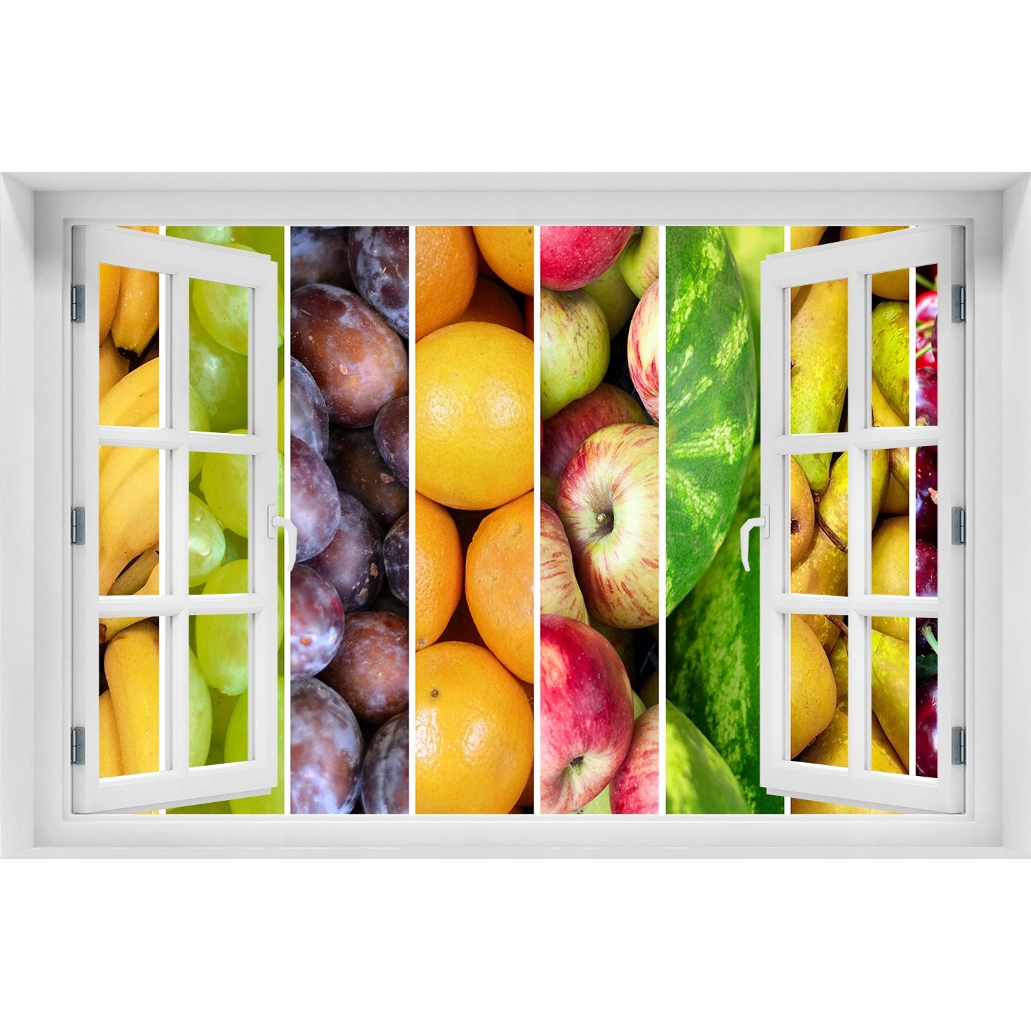 

Naklejka ścienna Okno samoprzylepne Owoce