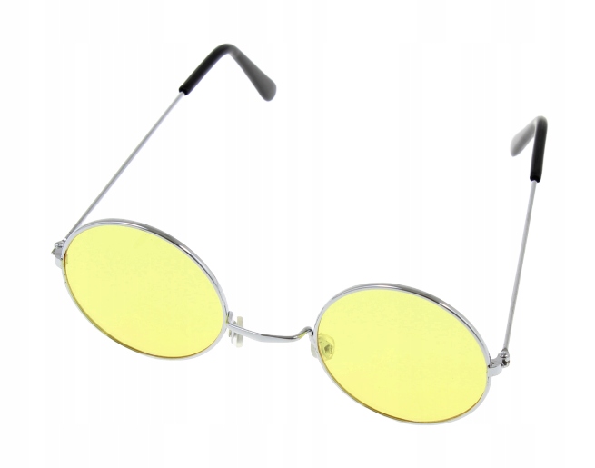 Okulary HIPIS okrągłe LENONKI lata 70 hippie KOLOR Marka Guirca